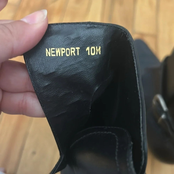 Leather new cowboy western booties  with buckles - Picture 7 of 7